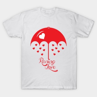 Raining love red T-Shirt